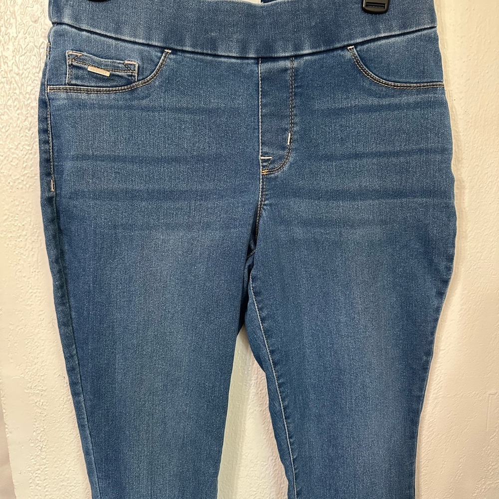 NINE WEST Women’s HEIDI PULL ON SKINNY Blue Jeans size 6 - Picture 3 of 6